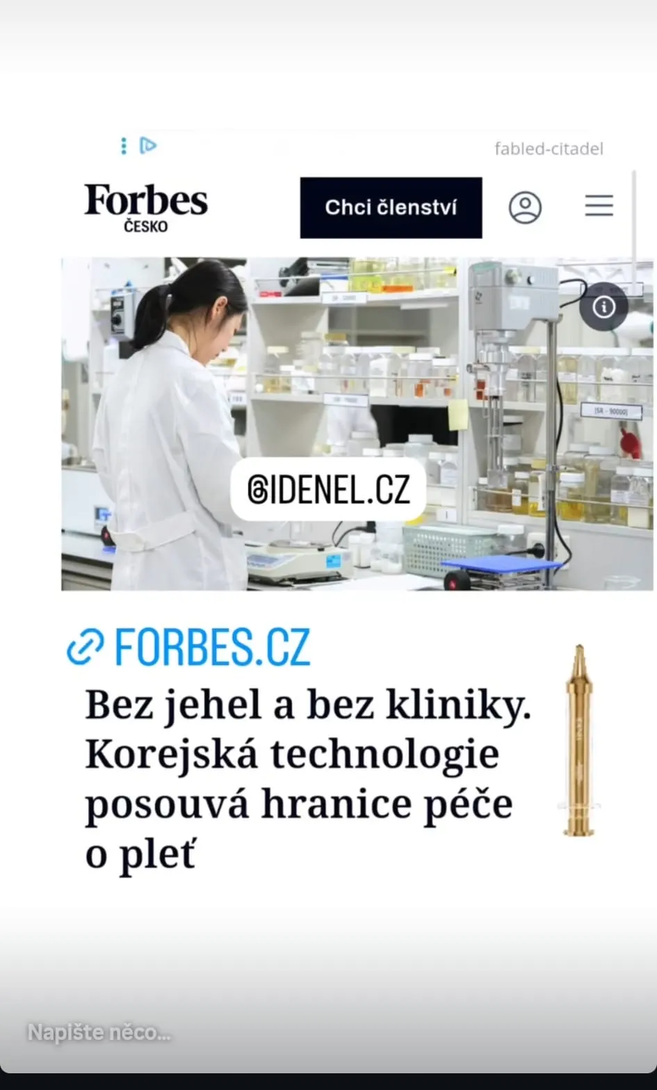 Bez jehel a bez kliniky. Korejská technologie posouvá hranice péče o pleť · Forbes.cz