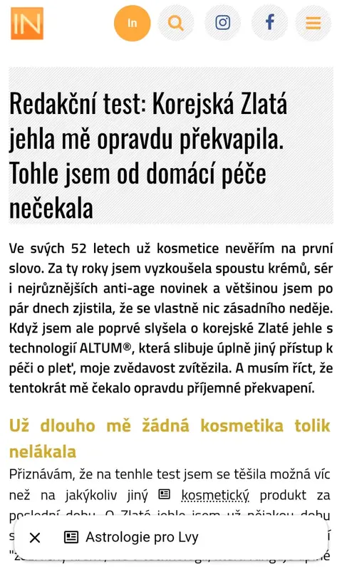 Mediální výstup · Žena-in